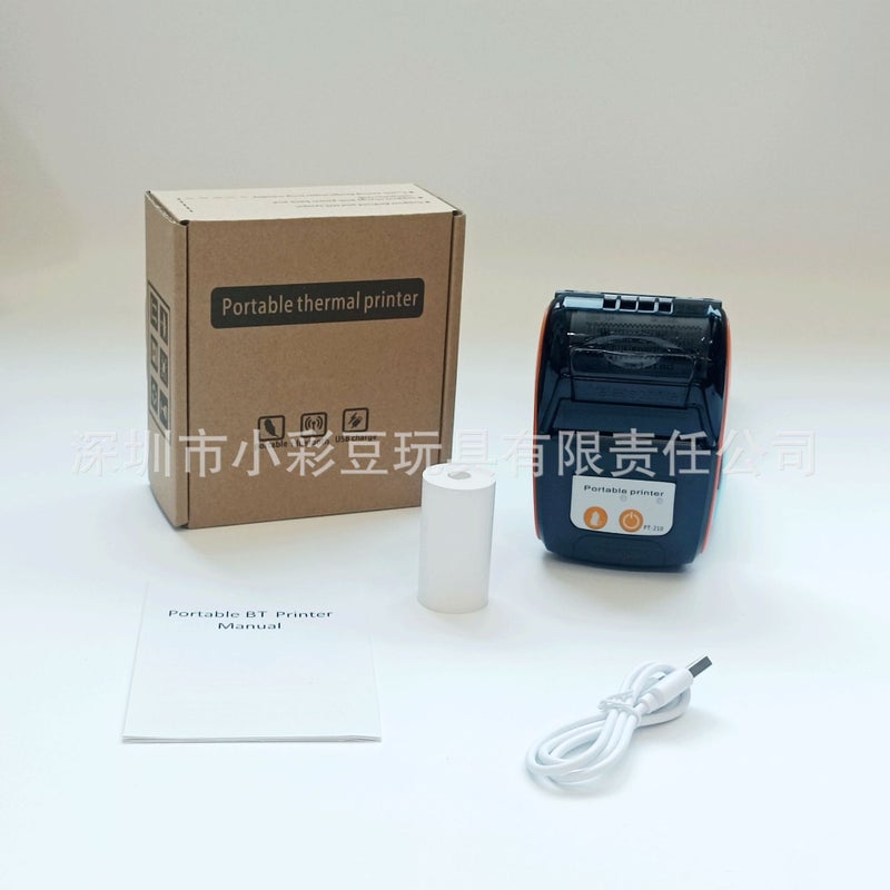 Sale Mini Thermal Printer Portable 58Mm Bluetooth Handheld Receipt Merchants Super Delivery Receipt Printing - Image 1